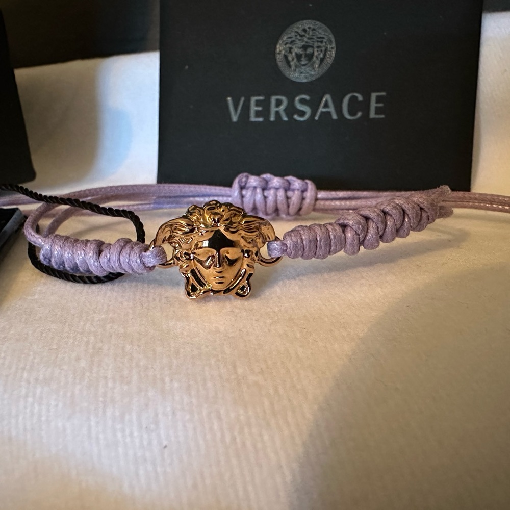 Versace Medusa head string bracelet NEW (AUTHENTIC)